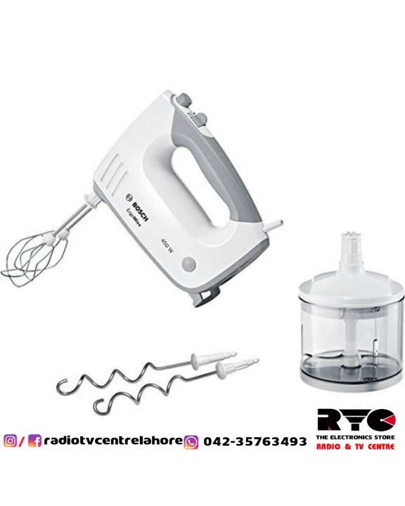 MFQ36450GB Bosch Hand Mixer with Bowl 450W White & Grey Radio TV Centre